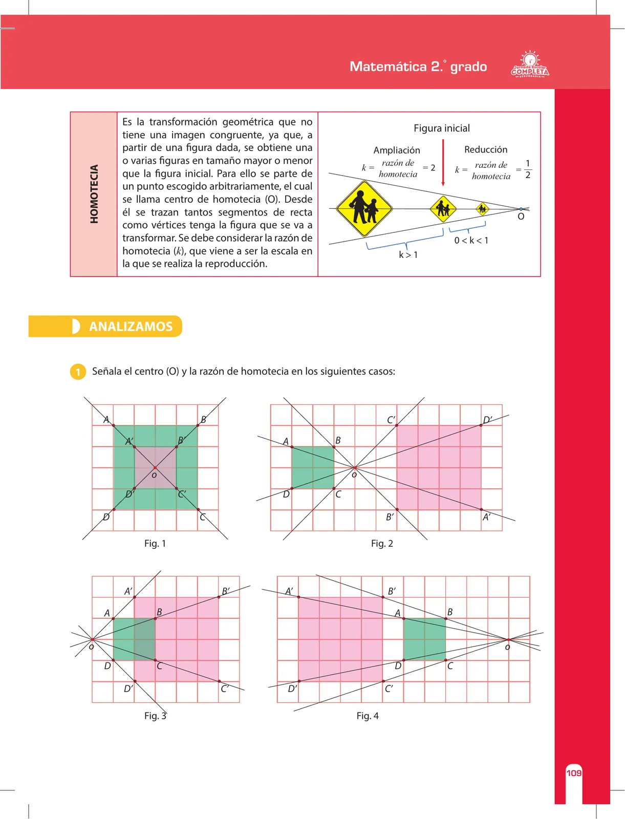 Página 109 de Matemática 2 : cuaderno de reforzamiento pedagógico - JEC · 2016