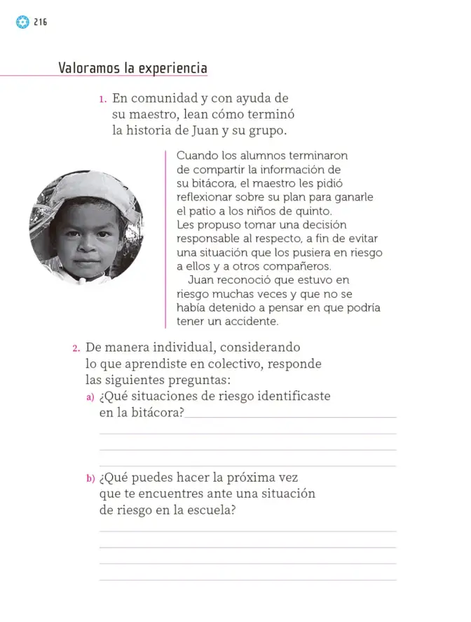 Página 217 de Proyectos Escolares. Libro de Educación Primaria Grado 1° Ciclo Escolar 2025 - 2026