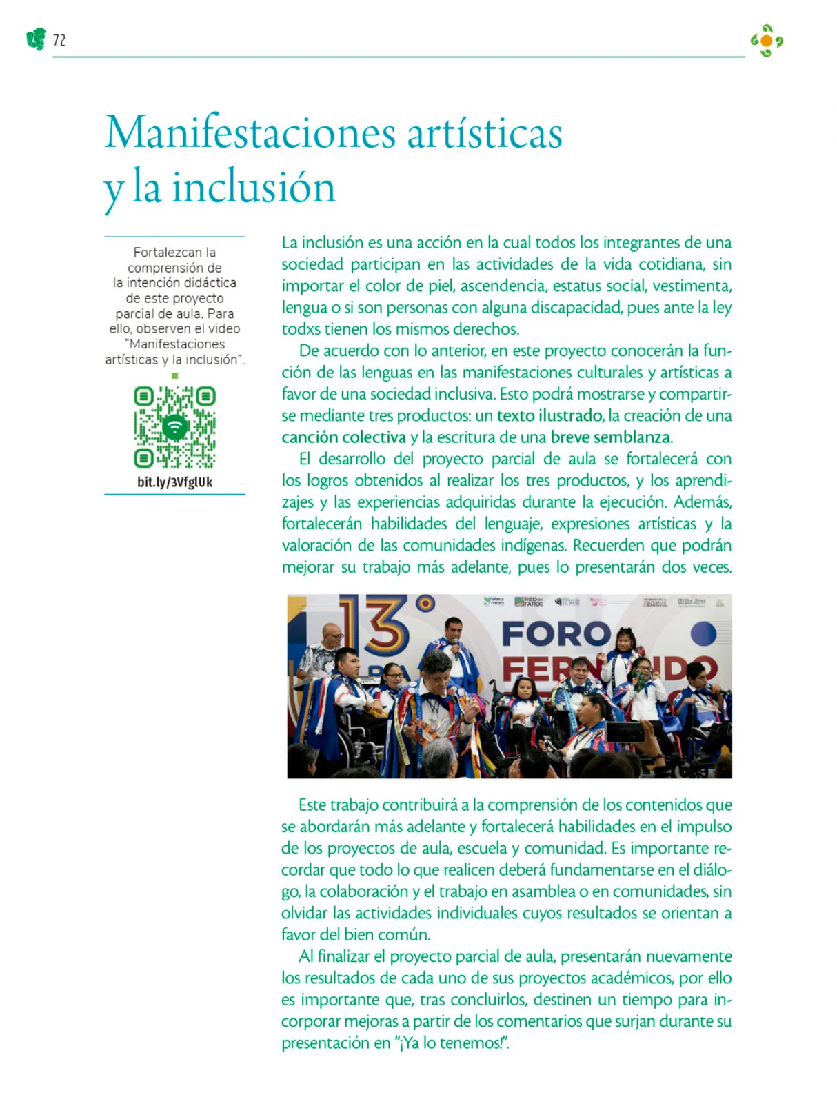 Página 73 de Colección Ximhai. Nuestro libro de Proyectos. Tomo III. Libro de Educación Telesecundaria Grado 1° Ciclo Escolar 2025 - 2026