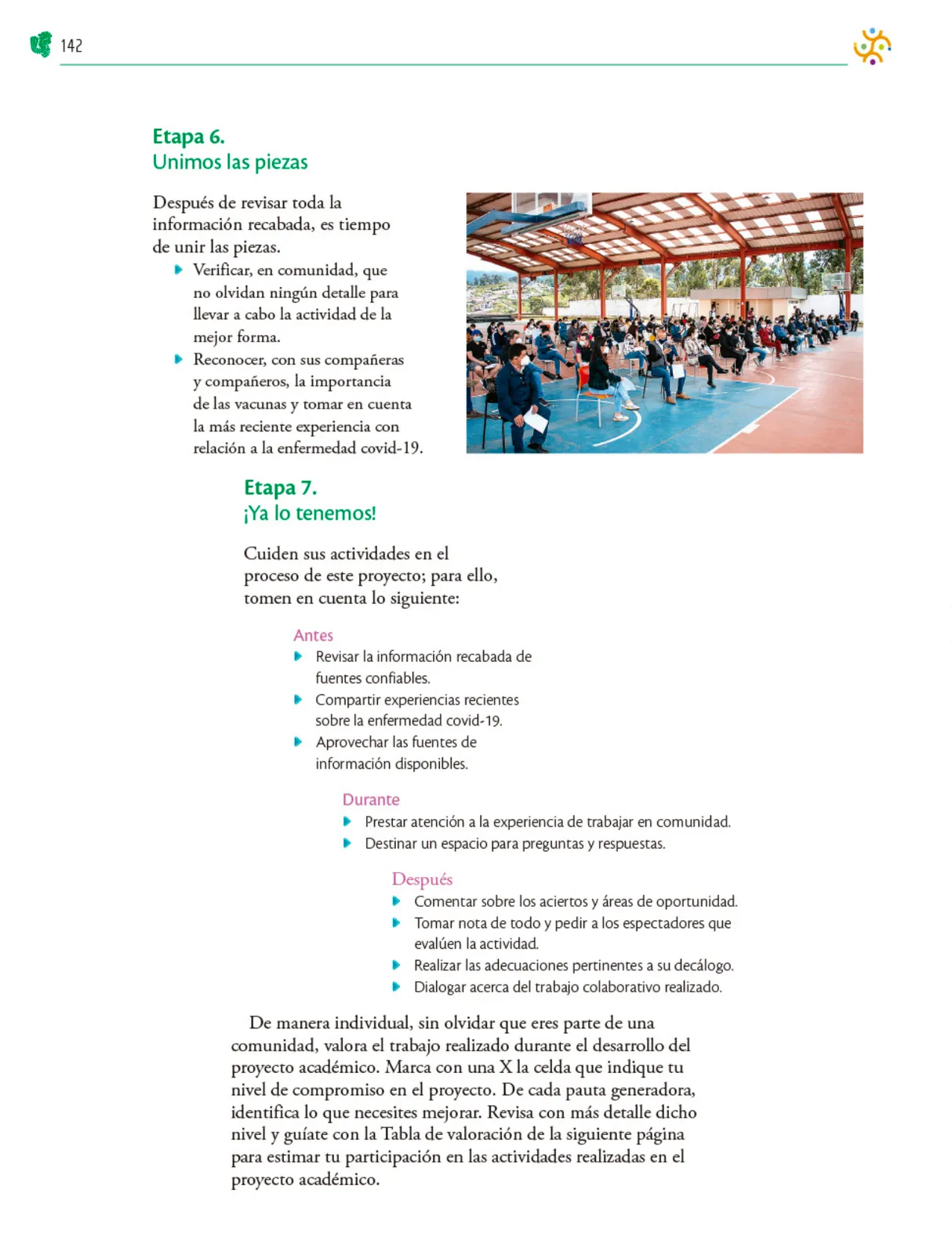 Miniatura página 143 de Colección Ximhai. Nuestro libro de Proyectos.  Tomo III.  Libro de Educación Telesecundaria Grado 1°  Ciclo Escolar 2025 - 2026