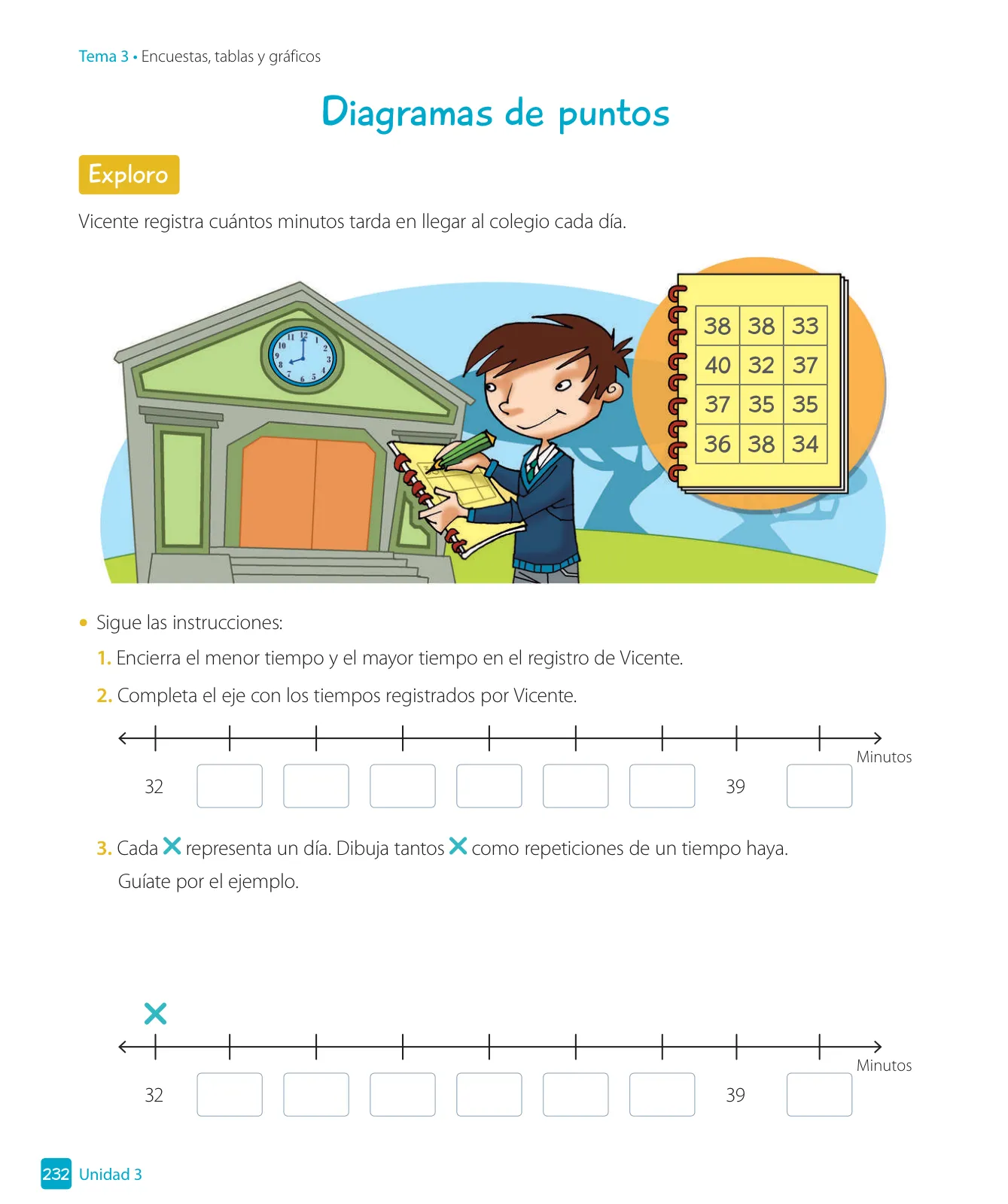 Página 234 de Matemática – Tercero Básico | Texto del Estudiante MINEDUC – Descargar PDF · 2024