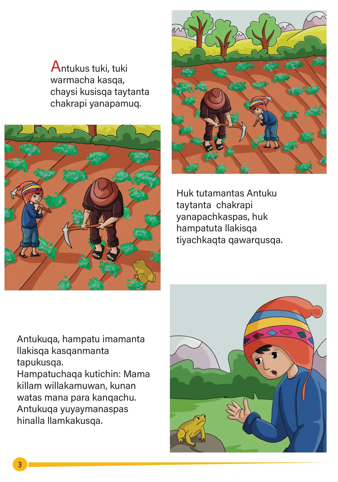 Miniatura página 5 de Antuku hampatuwan. Historias y relatos 2- Inicial - Quechua chanka · 2023