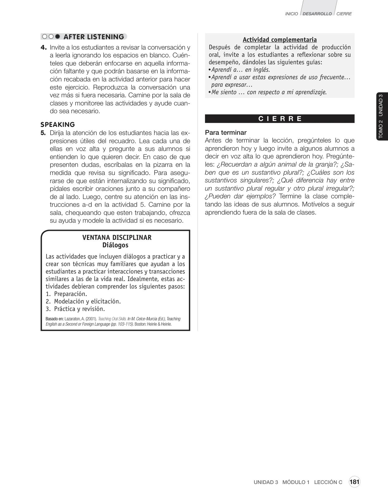 Miniatura página 45 de Inglés – Sexto Básico | Student’s Book MINEDUC – Descargar PDF · 2024