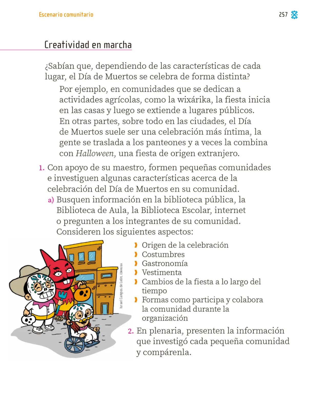 Miniatura página 258 de Proyectos Comunitarios.   Libro de Educación Primaria Grado 1°  Ciclo Escolar 2025 - 2026