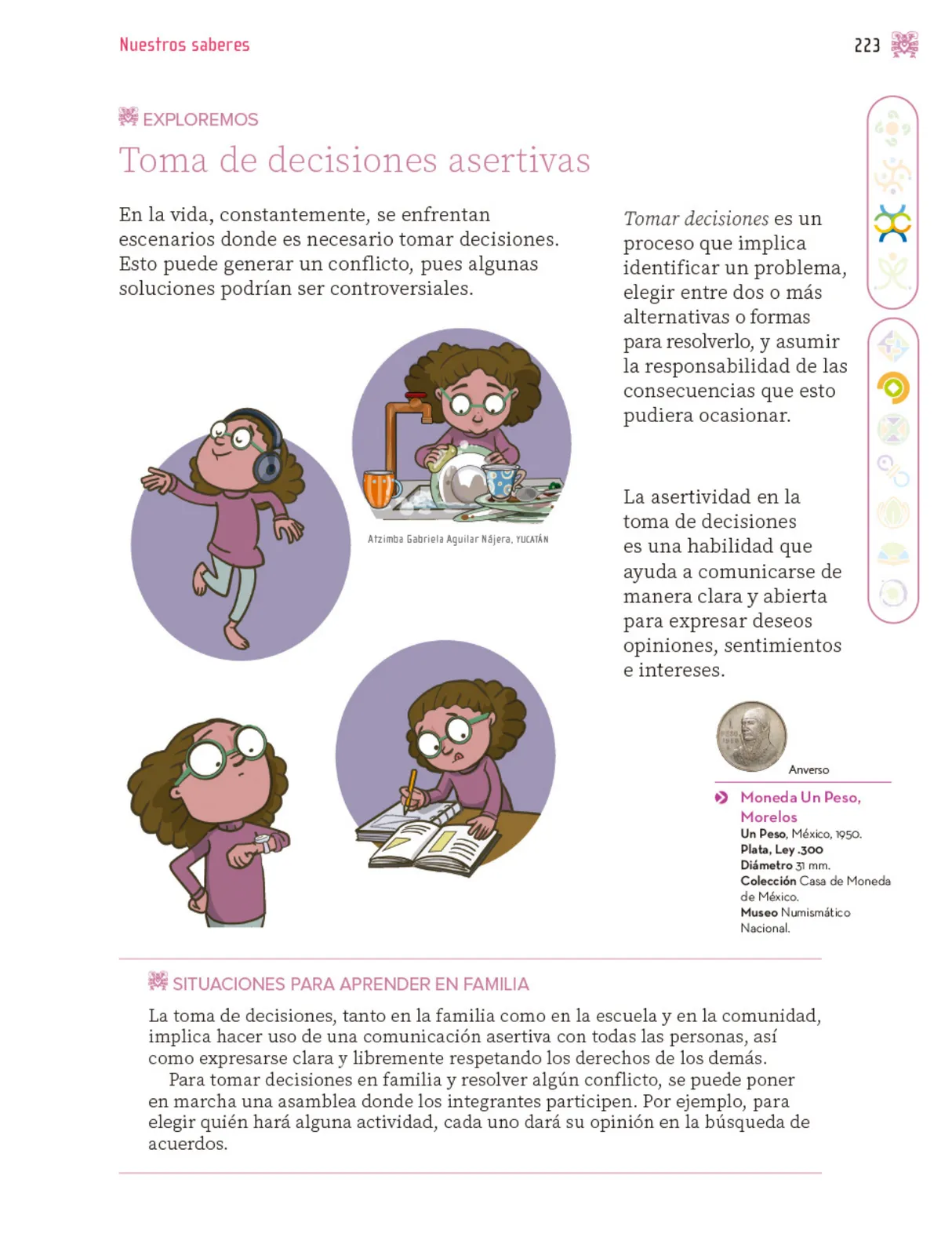 Miniatura página 224 de Nuestros saberes: Libro para alumnos, maestros y familia.   Libro de Educación Primaria Grado 4°  Ciclo Escolar 2025 - 2026