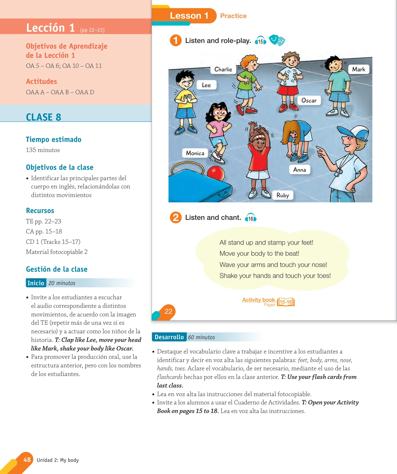 Miniatura página 50 de Inglés – Primero Básico | Student’s Book MINEDUC – Descargar PDF · 2024