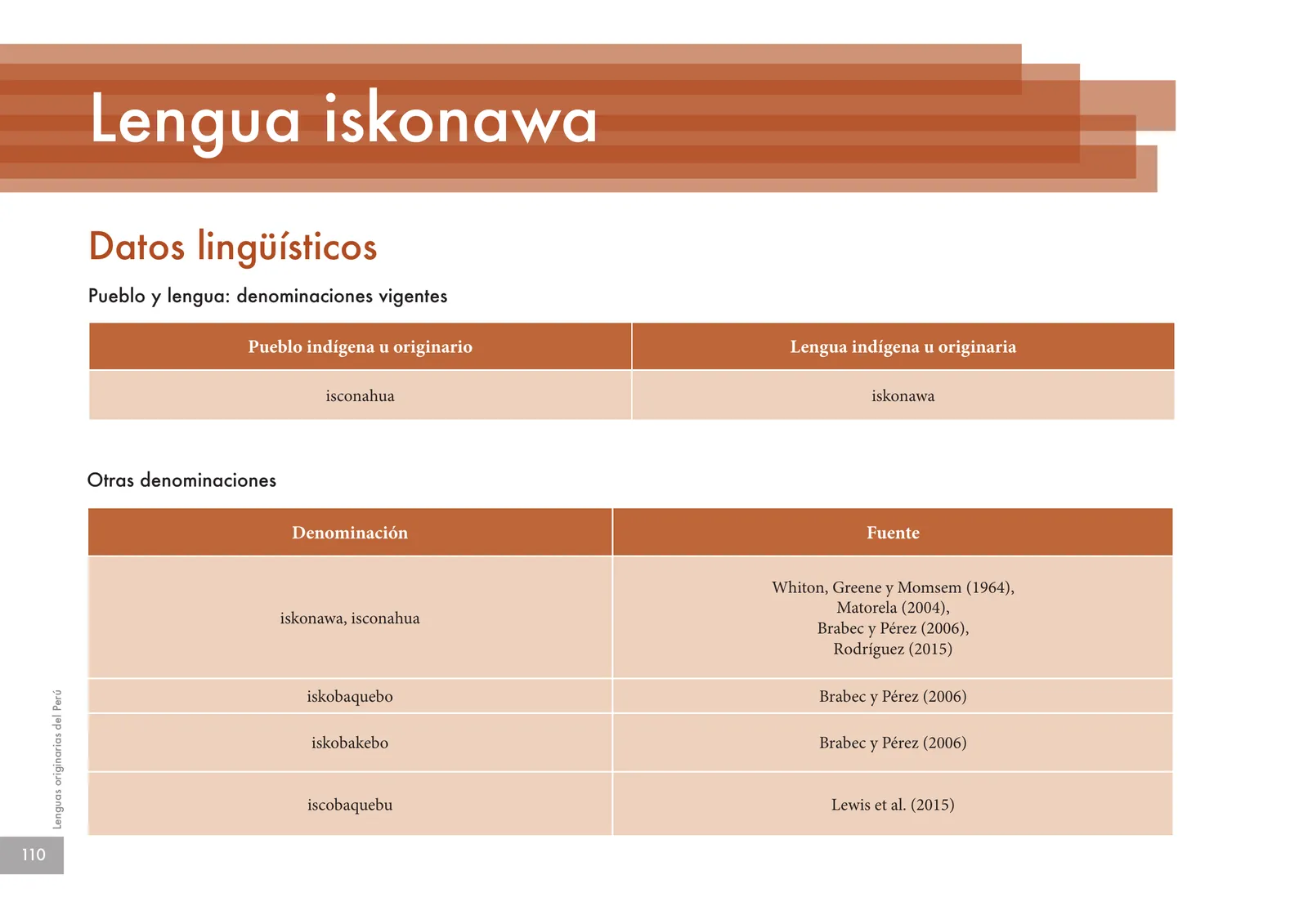 Página 112 de Lenguas originarias del Perú · 2018