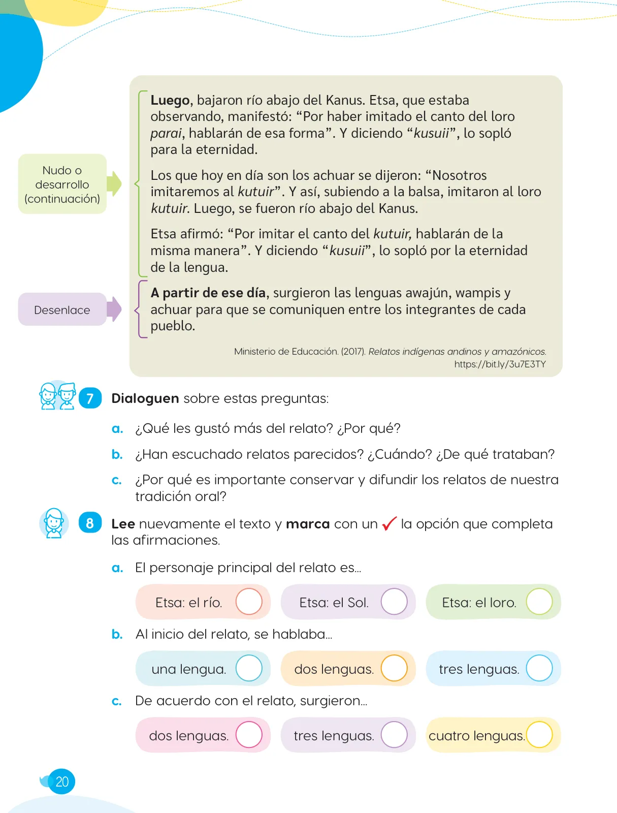 Miniatura página 22 de Cuadernillo de Comunicación 4, cuarto grado de Primaria · 2023