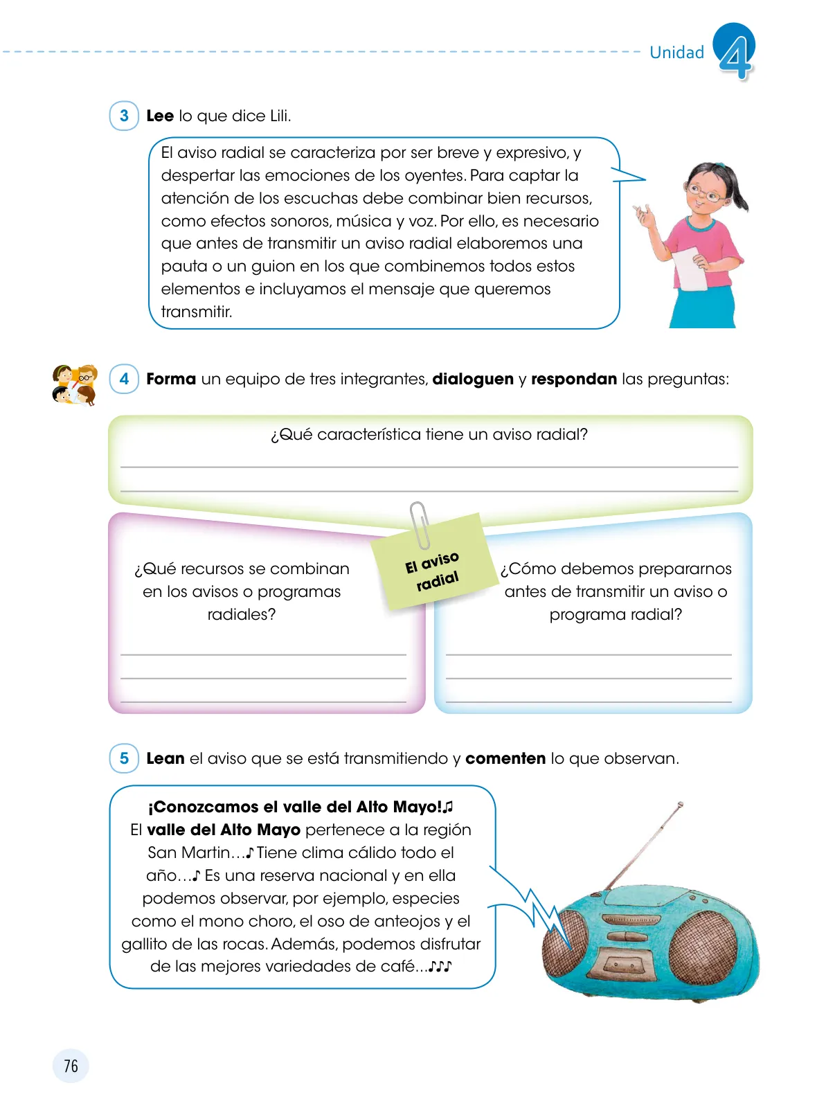 Miniatura página 77 de Comunicación 5 : cuaderno de trabajo para quinto grado de Educación Primaria 2019 · 2019