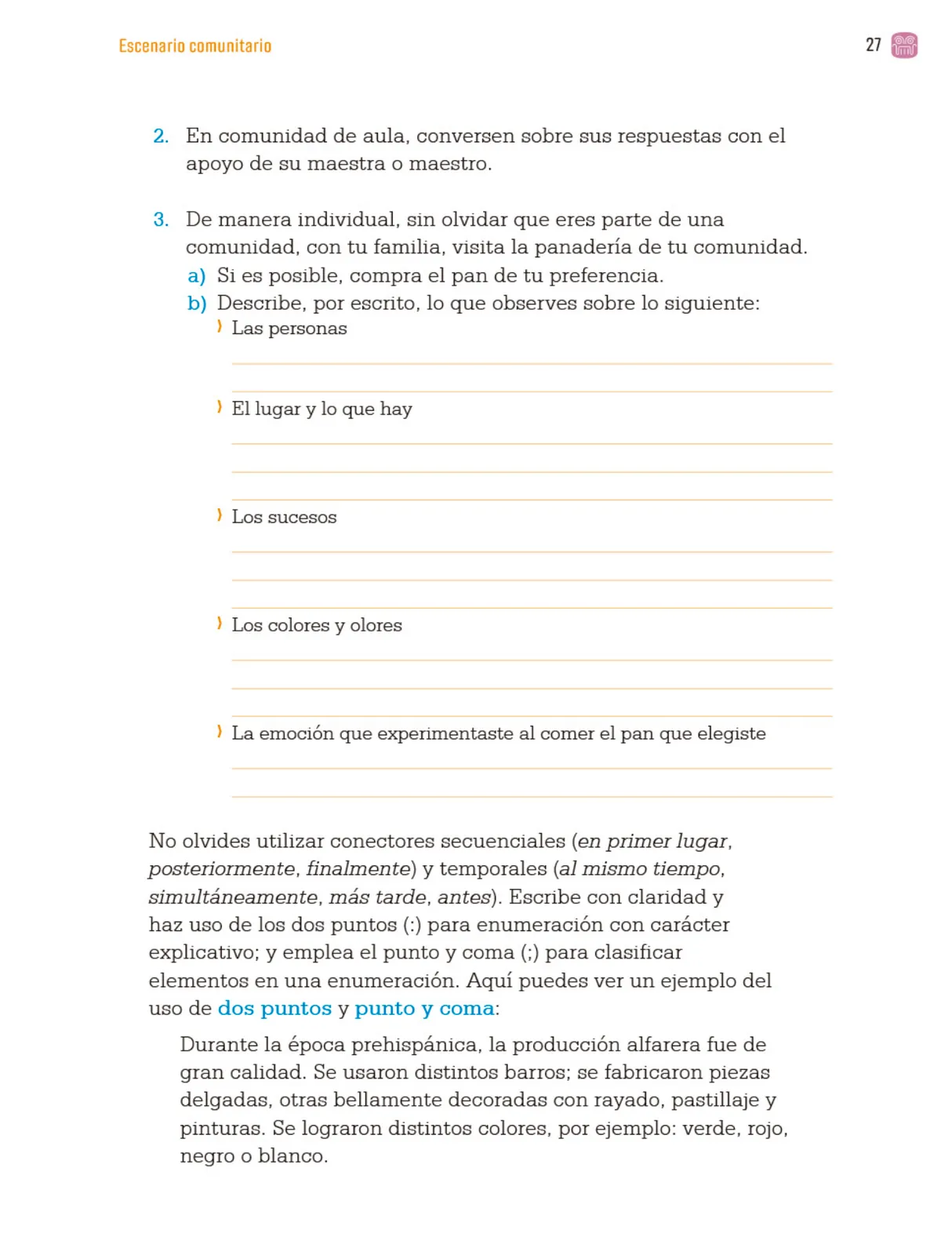 Página 30 de Proyectos Comunitarios.   Libro de Educación Primaria Grado 4°  Ciclo Escolar 2025 - 2026