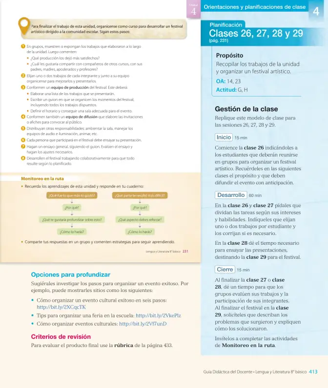 Página 185 de Lengua y Literatura – Octavo Básico | Texto del Estudiante MINEDUC – Descargar PDF · 2024