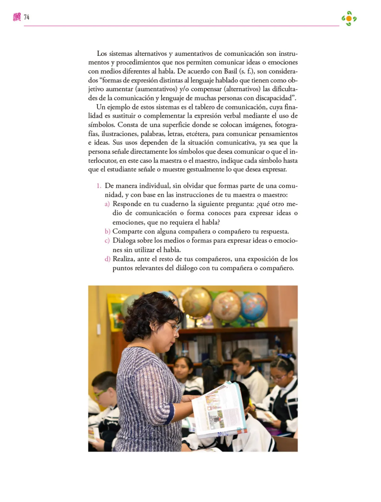 Página 75 de Colección Ximhai. Nuestro libro de proyectos.   Libro de Educación Secundaria Grado 1°  Ciclo Escolar 2025 - 2026
