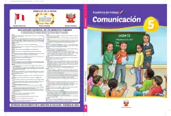 Portada de Comunicación : cuadernillo de trabajo 5 · 2018