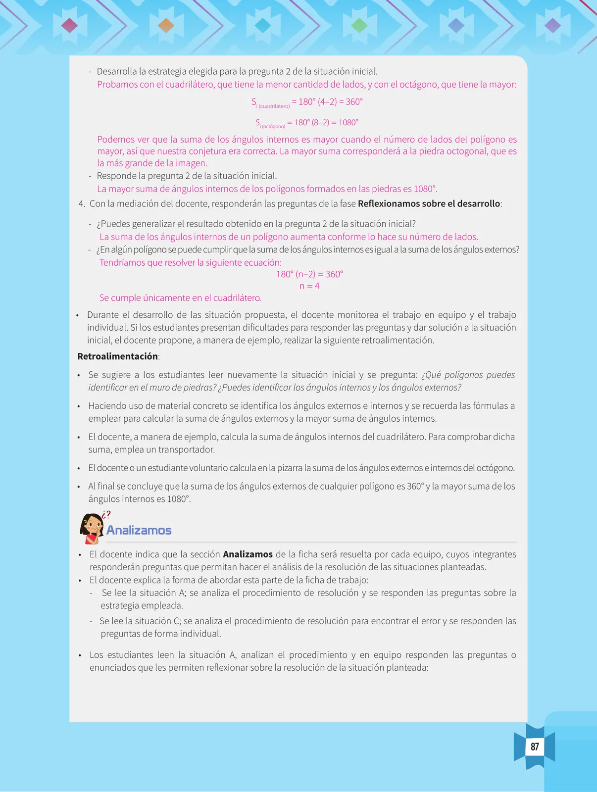 Miniatura página 89 de Resolvamos problemas 1 : manual para el docente 2018 · 2018