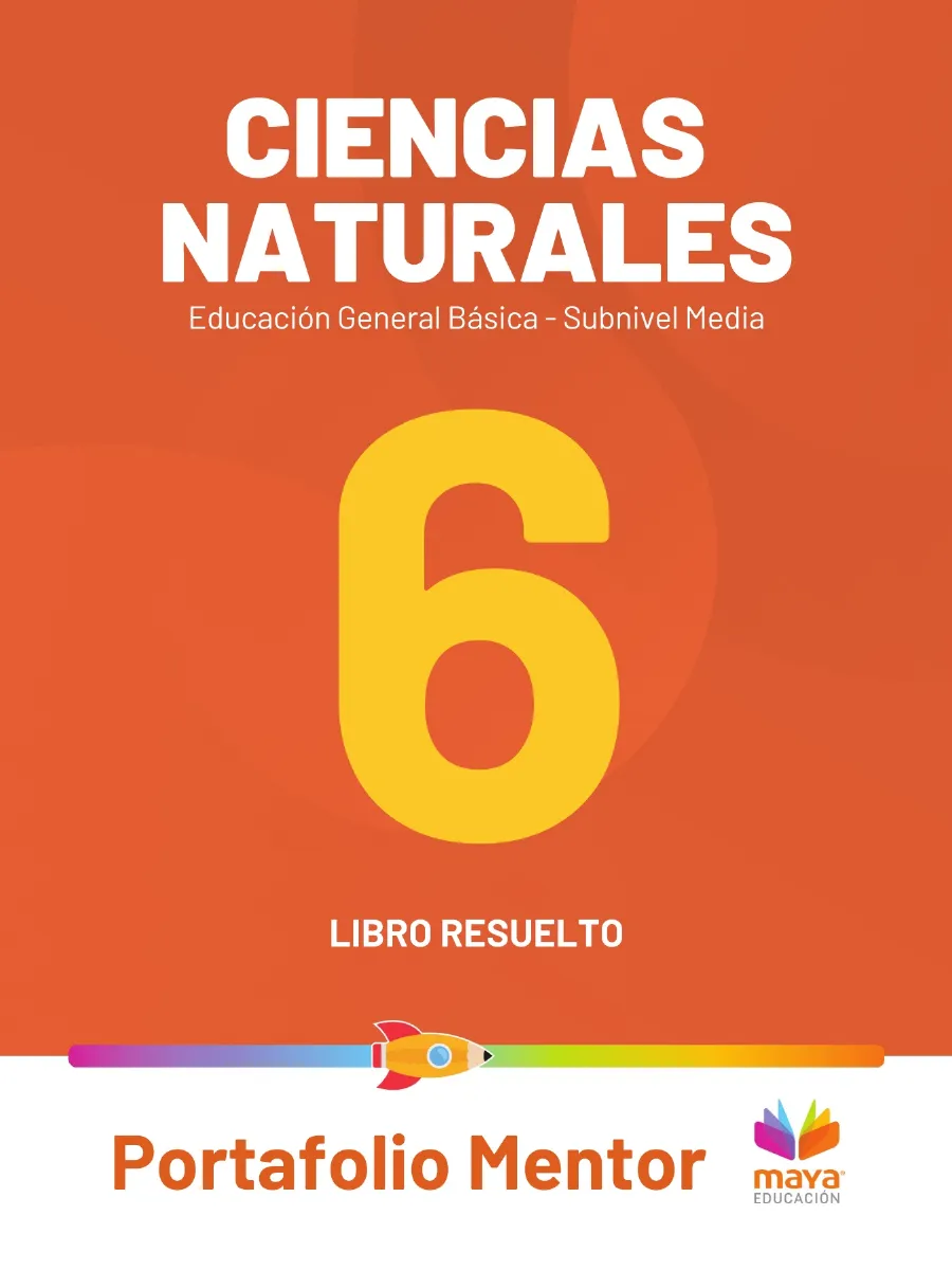 Portada de Ciencias Naturales · 6 EGB · 2025