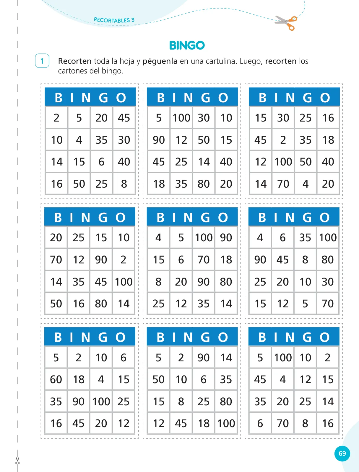Miniatura página 71 de Cuadernillo de Matemática 3, tercer grado de Primaria · 2023
