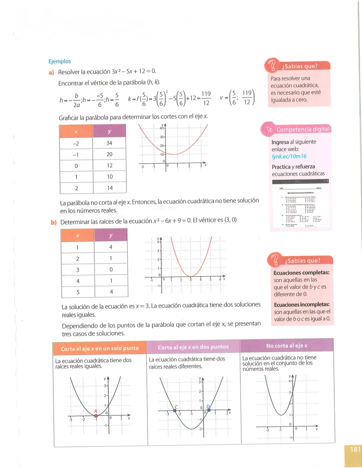 Página 181 de Matematica · 10 EGB · 2025