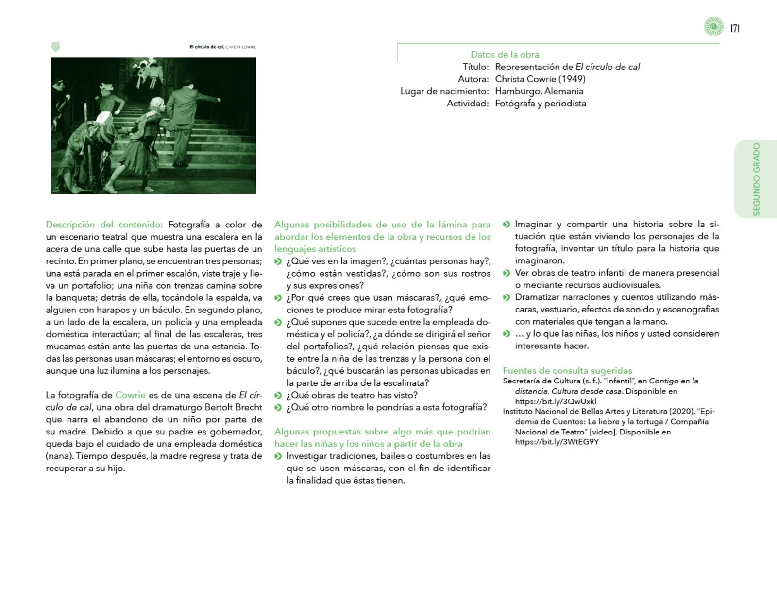 Miniatura página 172 de Posibilidades de trabajo para la acción transformadora y el codiseño. Ficheros. Fase 2  Libro de Educación Preescolar Grado 1°, 2°, 3°  Ciclo Escolar 2025 - 2026
