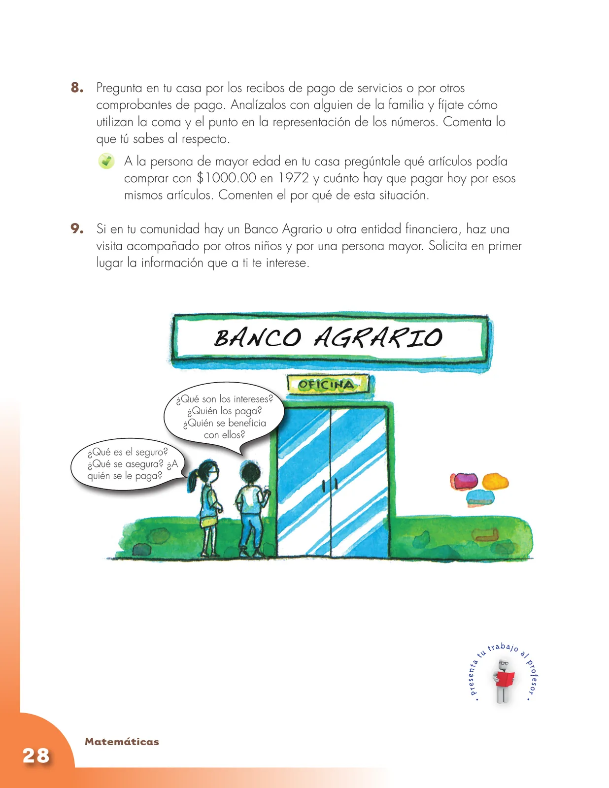 Miniatura página 28 de Matematica 5° · Cartilla 03