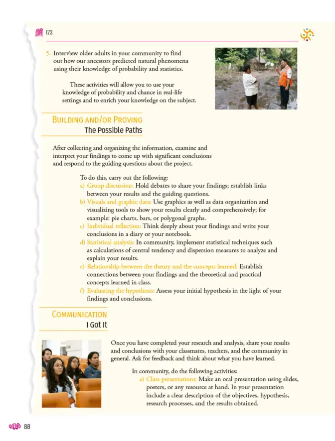 Página 89 de Uérakua anapu uantakua. Projects and Readings. Libro de Educación Telesecundaria Grado 2° Ciclo Escolar 2025 - 2026