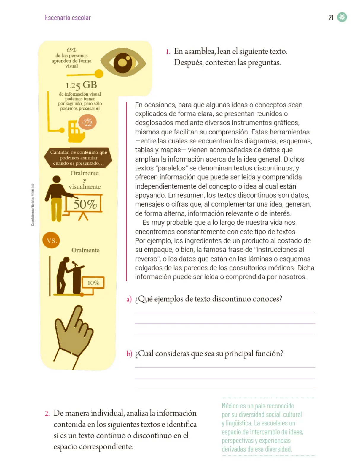 Página 24 de Proyectos Escolares. Libro de Educación Primaria Grado 5° Ciclo Escolar 2025 - 2026
