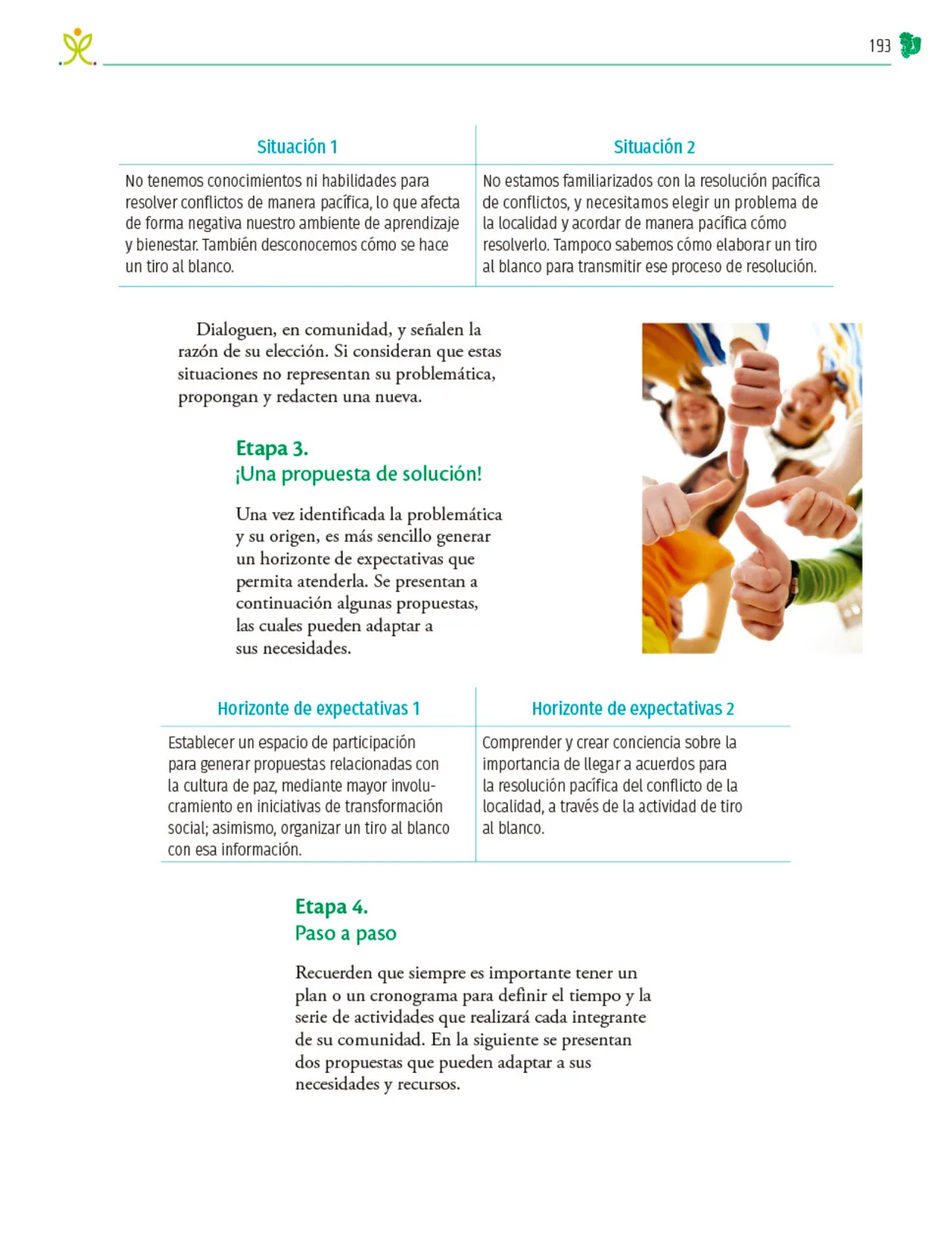 Miniatura página 194 de Colección Nanahuatzin. Nuestro libro de Proyectos.  Tomo II.  Libro de Educación Telesecundaria Grado 3°  Ciclo Escolar 2025 - 2026