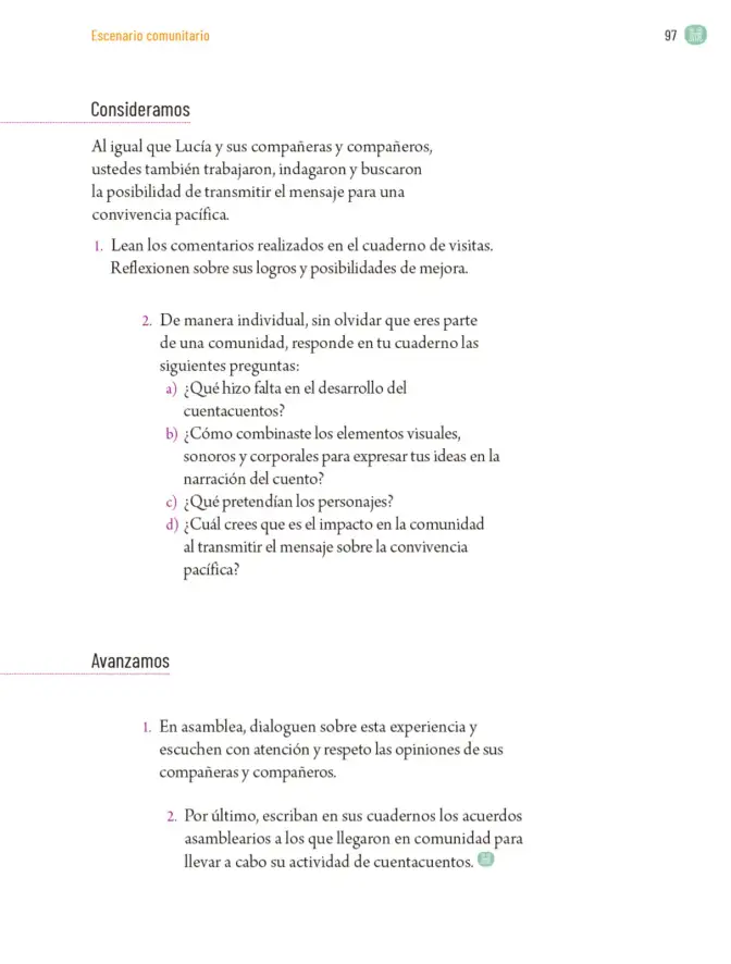 Página 100 de Proyectos Comunitarios. Libro de Educación Primaria Grado 6° Ciclo Escolar 2025 - 2026