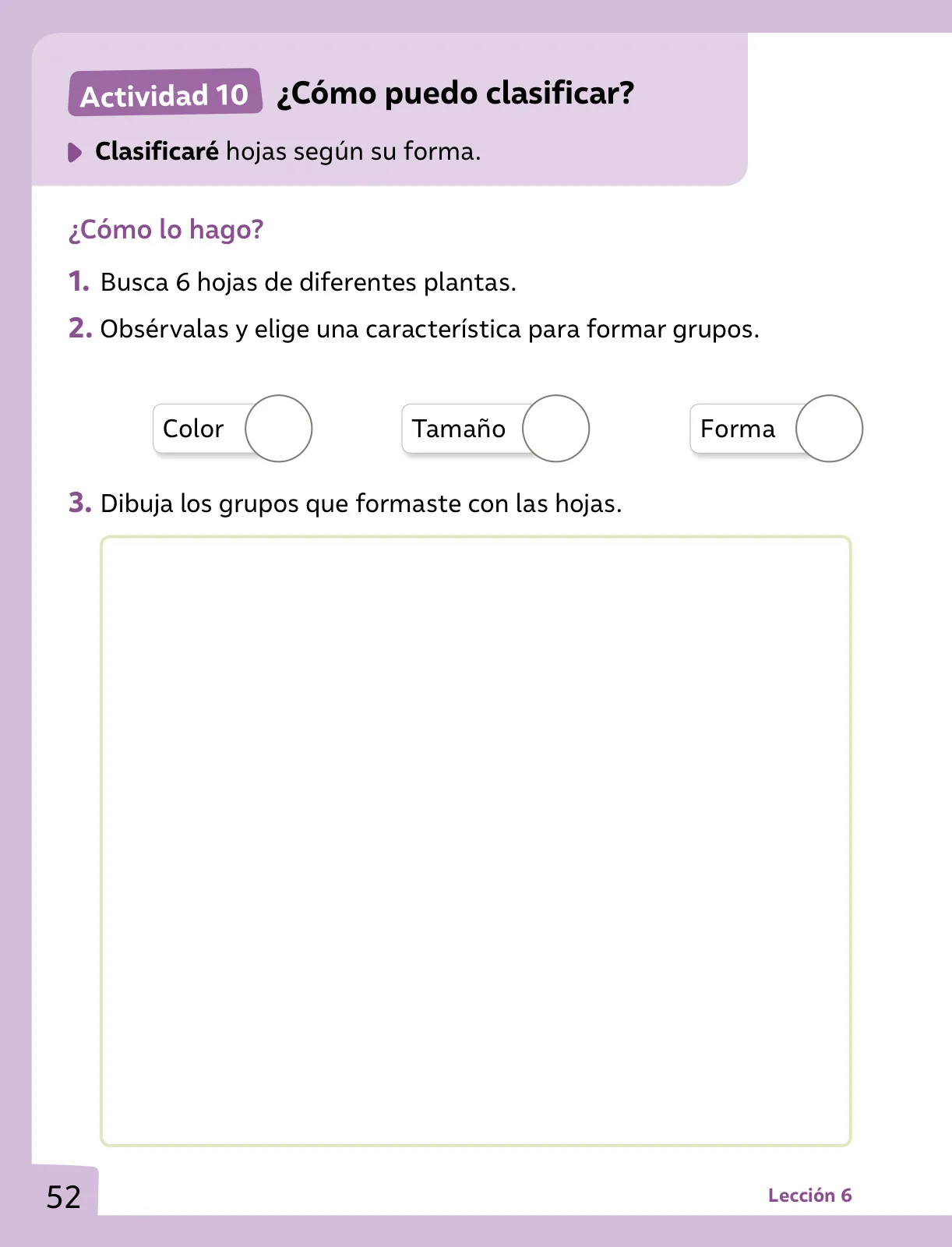 Página 53 de Ciencias Naturales – Primero Básico | Texto del Estudiante (MINEDUC) – Descargar PDF · 2024