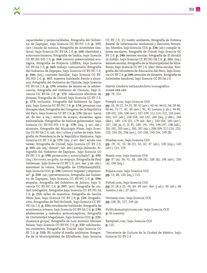 Página 254 de Colección Ximhai. De lo humano y lo comunitario. Libro de Educación Secundaria Grado 1° Ciclo Escolar 2025 - 2026