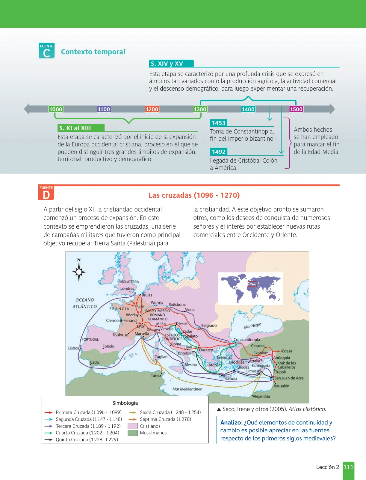 Página 113 de Historia, Geografía y Ciencias Sociales – Séptimo Básico | Texto del Estudiante MINEDUC – Descargar PDF · 2024