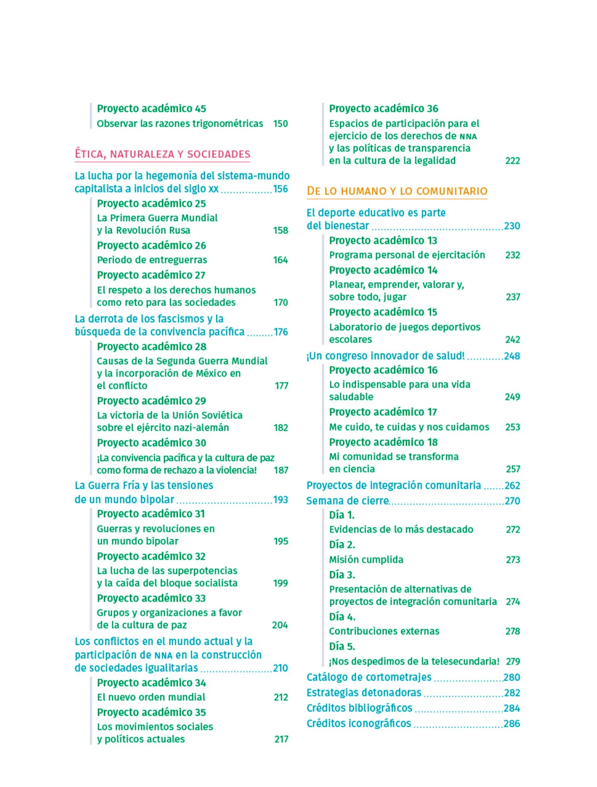 Miniatura página 10 de Colección Nanahuatzin. Nuestro libro de Proyectos.  Tomo III.  Libro de Educación Telesecundaria Grado 3°  Ciclo Escolar 2025 - 2026