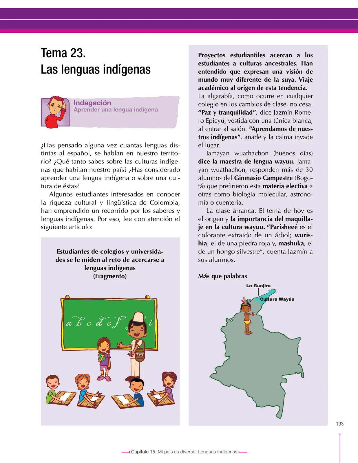 Miniatura página 193 de Lenguaje 7° · Secundaria Activa