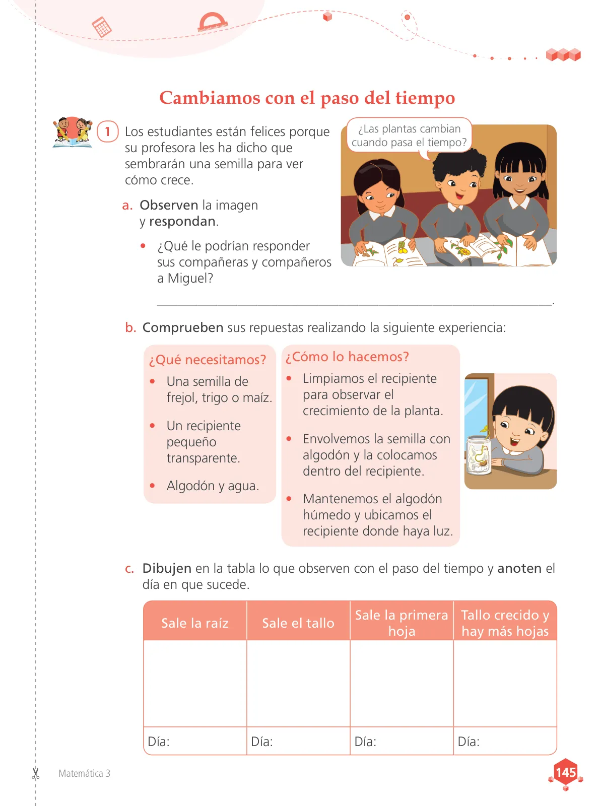 Miniatura página 147 de Matemática 3 : cuaderno de trabajo para tercer grado de Educación Primaria 2019 · 2019