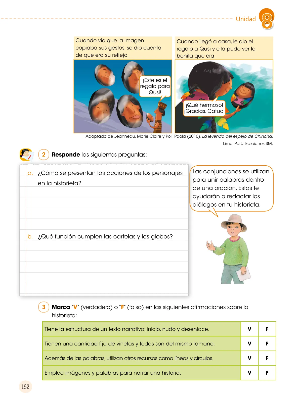 Miniatura página 153 de Comunicación 5 : cuaderno de trabajo para quinto grado de Educación Primaria 2019 · 2019