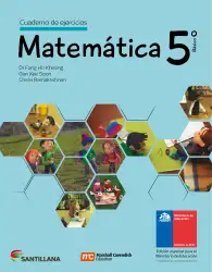 Portada de Matemática – Quinto Básico | Texto del Estudiante MINEDUC – Descargar PDF · 2024