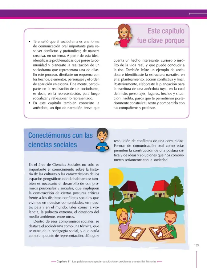 Página 133 de Lenguaje 6° · Secundaria Activa