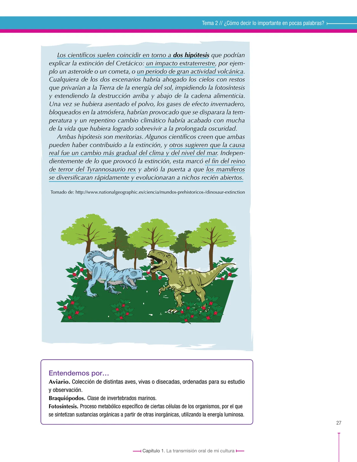 Página 27 de Lenguaje 9° · Secundaria Activa