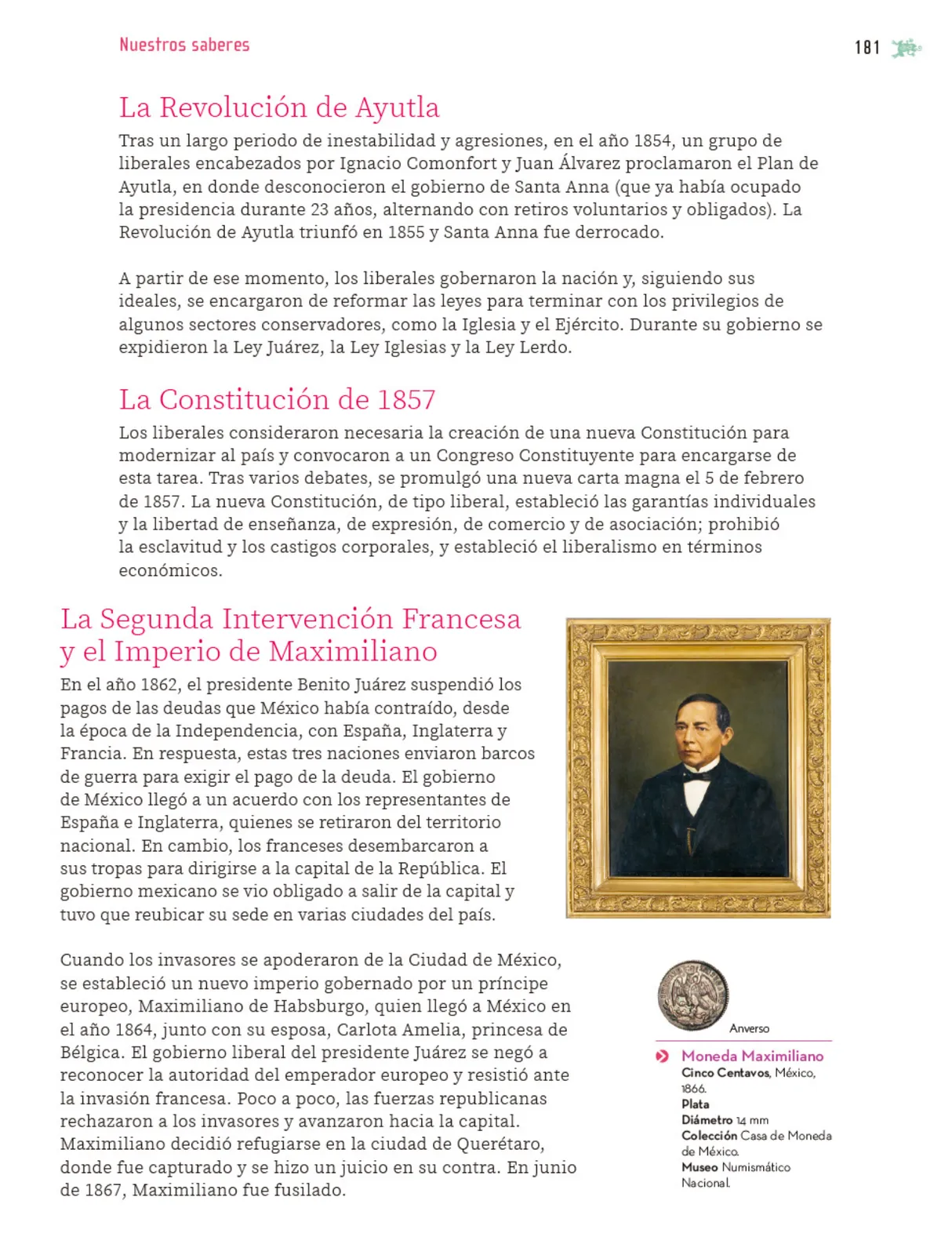 Miniatura página 182 de Nuestros saberes: Libro para alumnos, maestros y familia.   Libro de Educación Primaria Grado 5°  Ciclo Escolar 2025 - 2026
