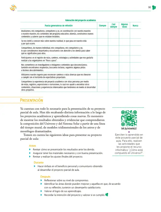 Página 142 de Colección Sk´asolil. Nuestro libro de Proyectos. Tomo II. Libro de Educación Telesecundaria Grado 2° Ciclo Escolar 2025 - 2026