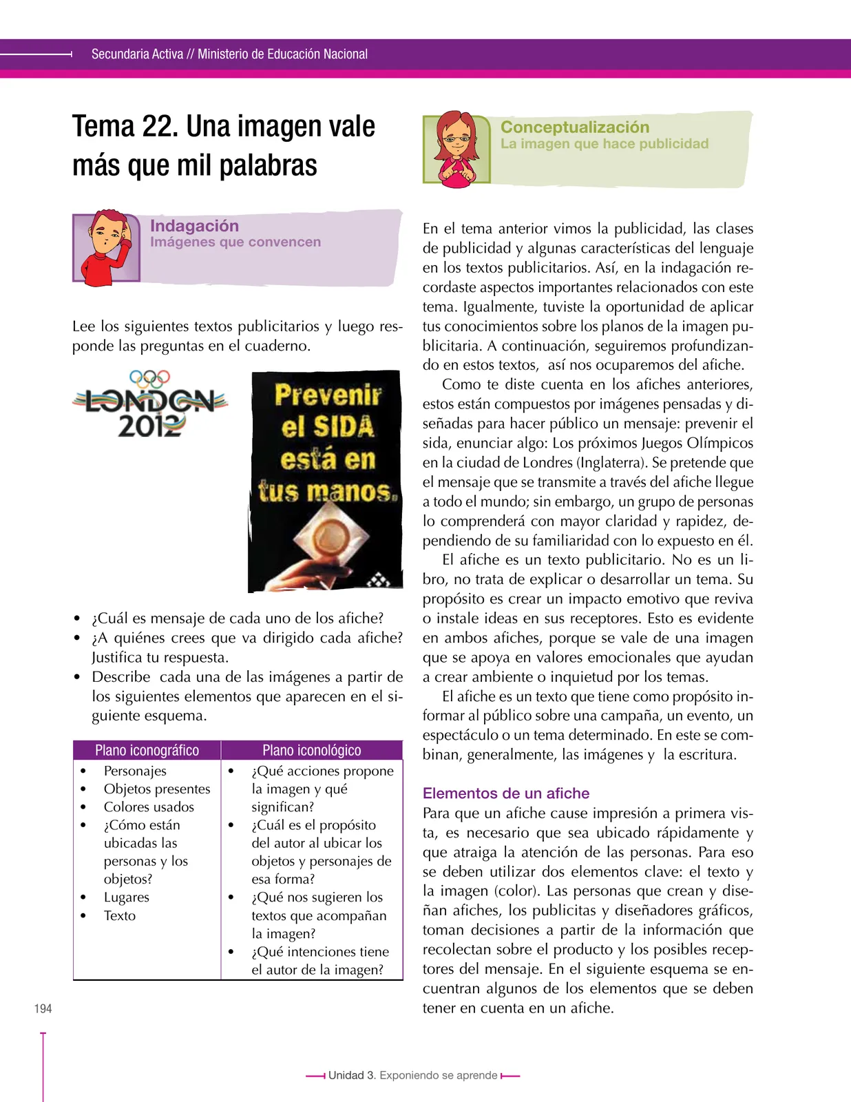Página 194 de Lenguaje 8° · Secundaria Activa