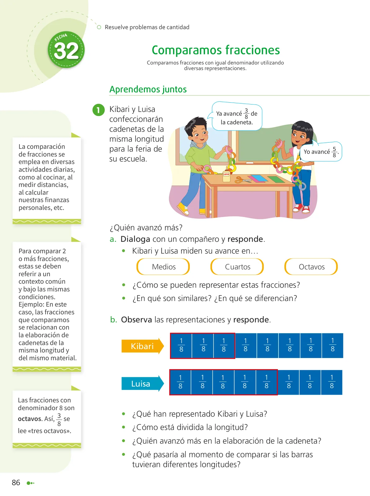 Página 88 de Texto de Matemática 4. Cuarto grado de Primaria · 2024