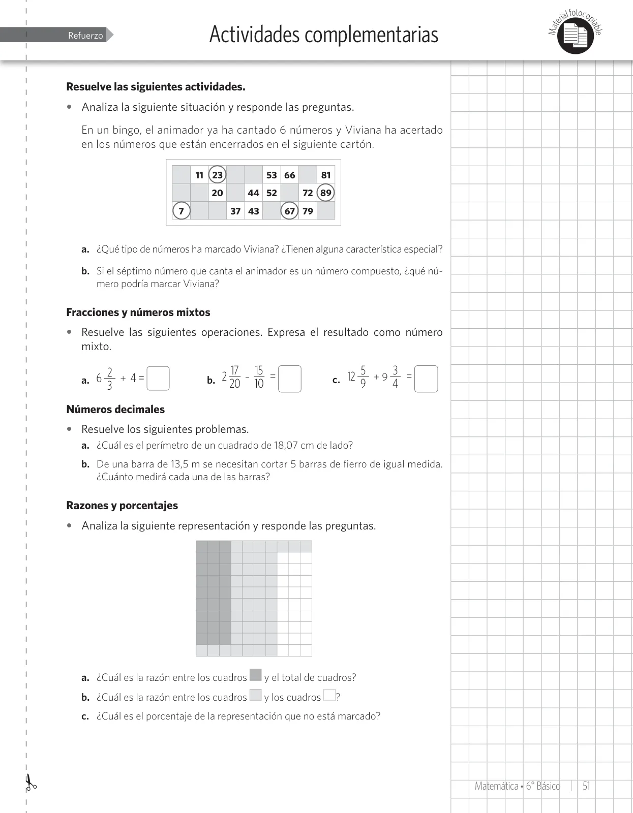 Miniatura página 57 de Matemática – Sexto Básico | Texto del Estudiante MINEDUC – Descargar PDF · 2024