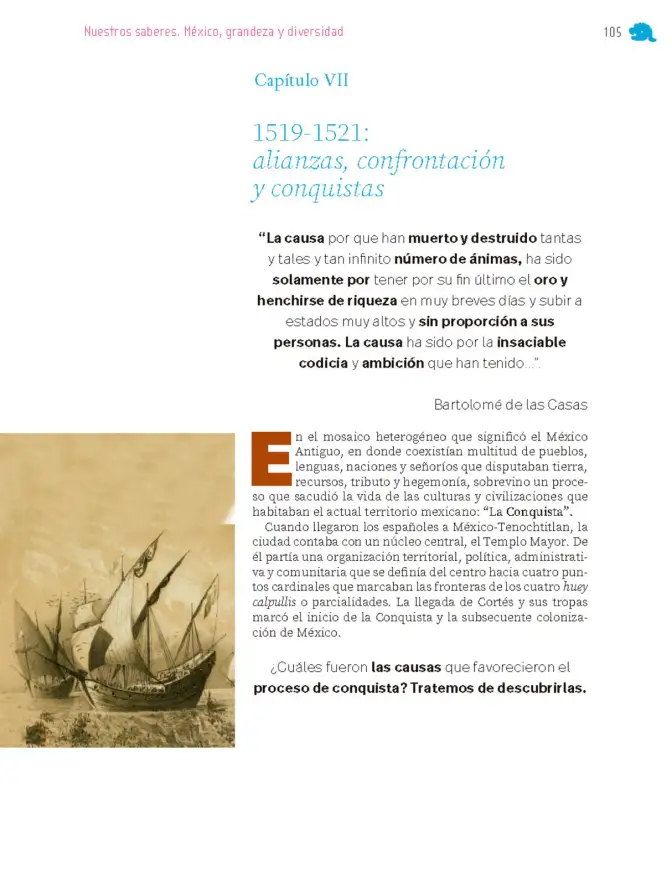 Página 106 de Nuestros saberes: México, grandeza y diversidad. Libro de Educación Primaria Grado 4° Ciclo Escolar 2025 - 2026