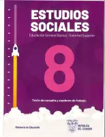 Portada de Estudios Sociales 8° · 2025