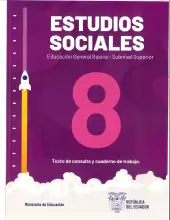 Portada de Estudios Sociales 8° · 2025