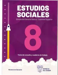 Portada de Estudios Sociales · 8 EGB · 2024