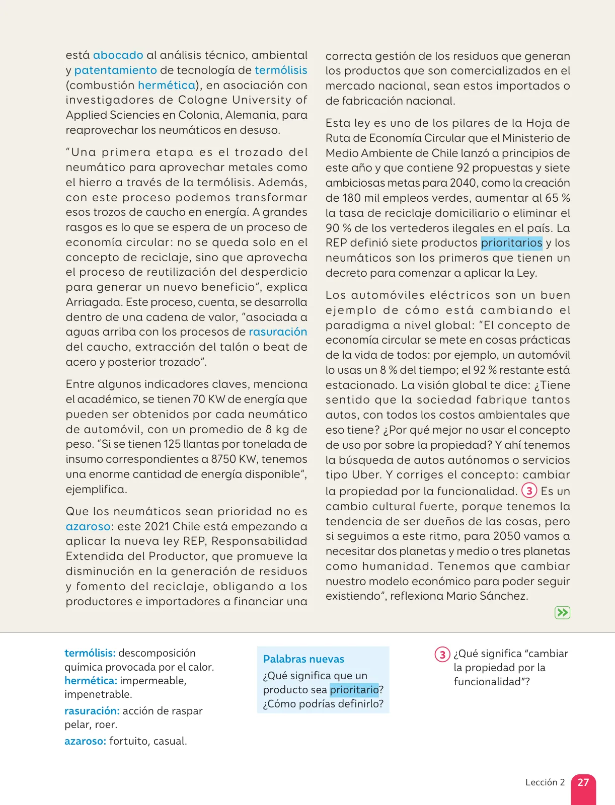 Miniatura página 29 de Lenguaje y Comunicación – Sexto Básico | Texto del Estudiante MINEDUC – Descargar PDF · 2024