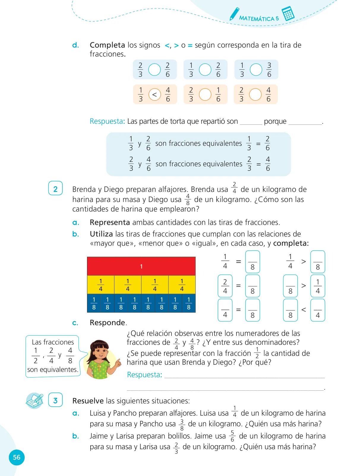 Página 58 de Cuadernillo de Matemática 5, quinto grado de Primaria · 2023