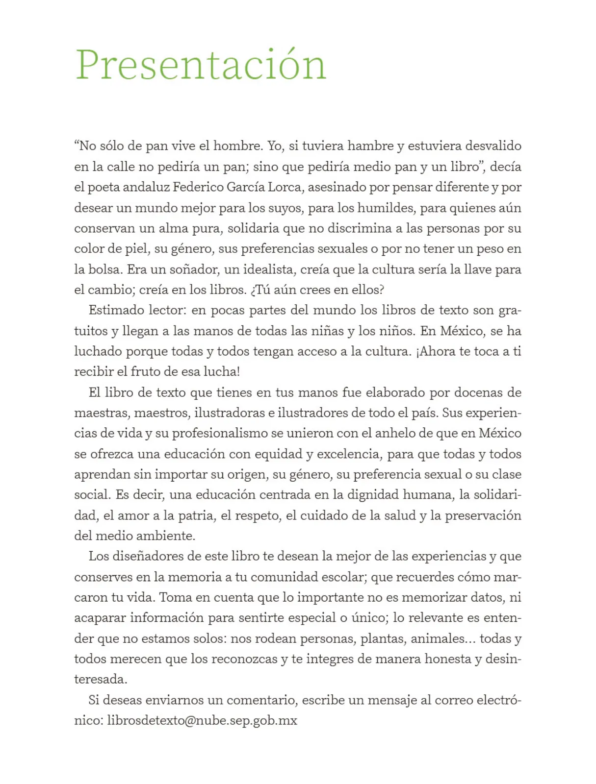 Página 4 de Múltiples lenguajes. Libro de Educación Primaria Grado 1° Ciclo Escolar 2025 - 2026