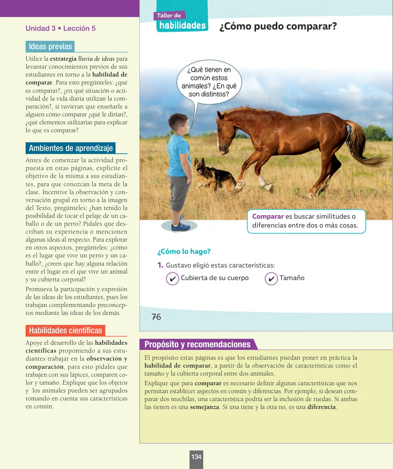 Página 135 de Ciencias Naturales – Primero Básico | Texto del Estudiante (MINEDUC) – Descargar PDF · 2024